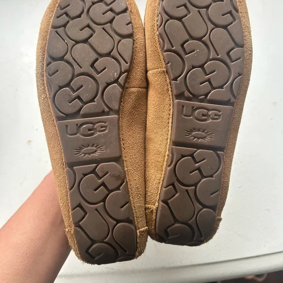 UGG Tan Suede Tassel Moccasins - Picture 6 of 6